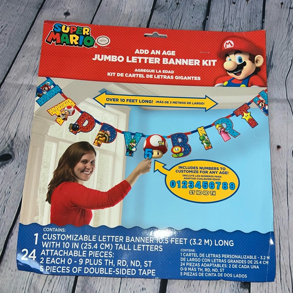 Super Mario Kart HUGE Birthday Party Decorations Pack - Picture 2 of 13